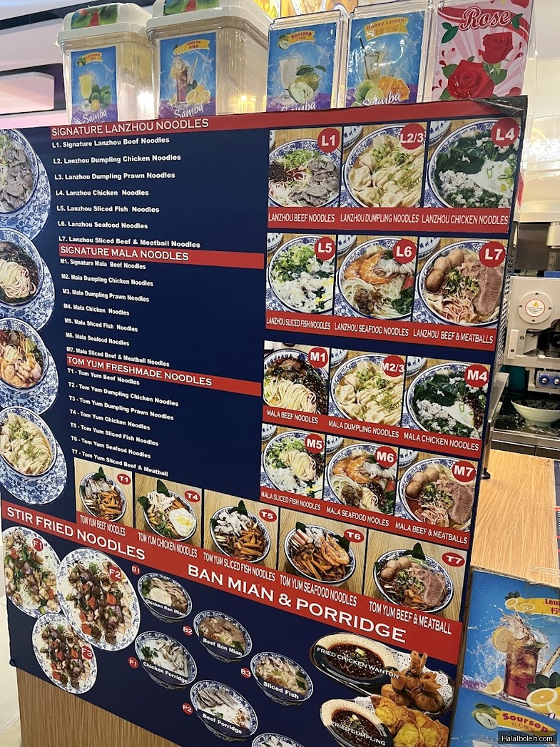 Eastern Wok - menu