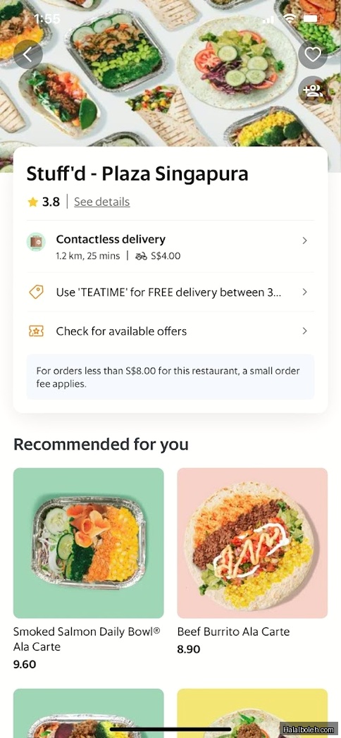Stuff'd - menu