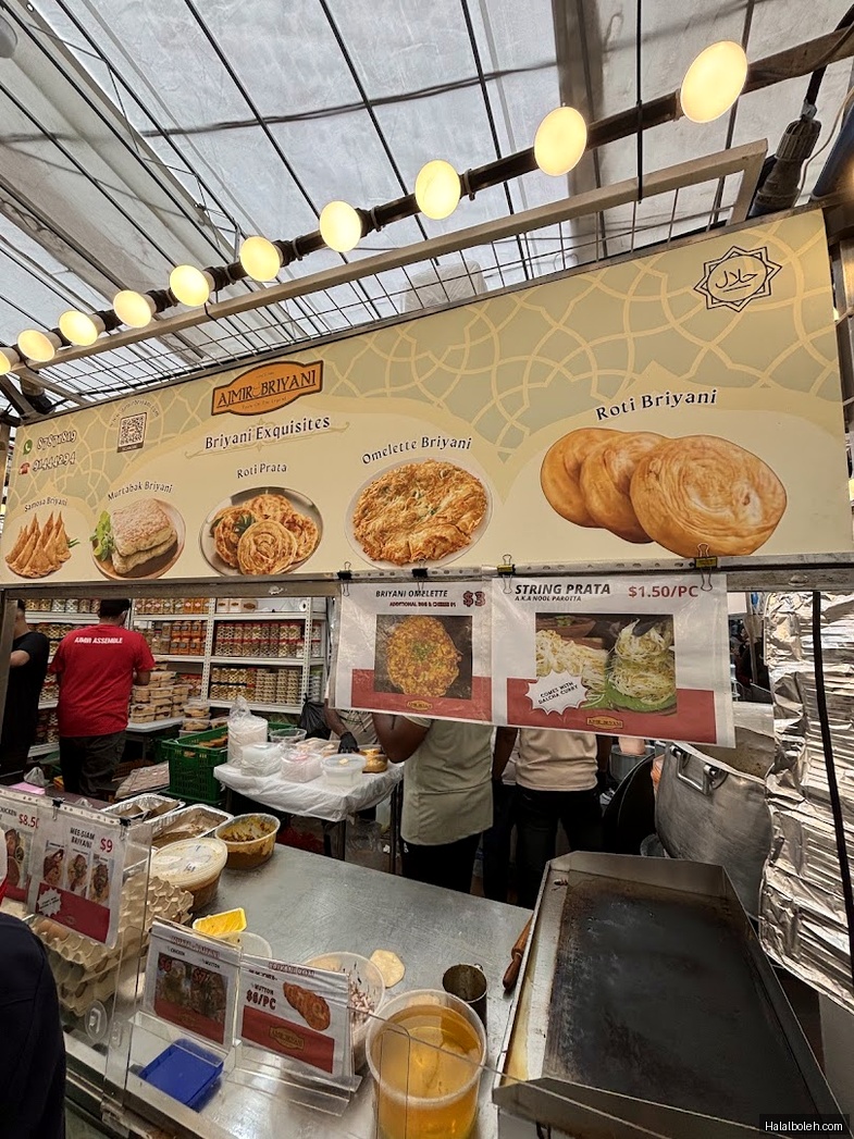 Ajmir Briyani - menu