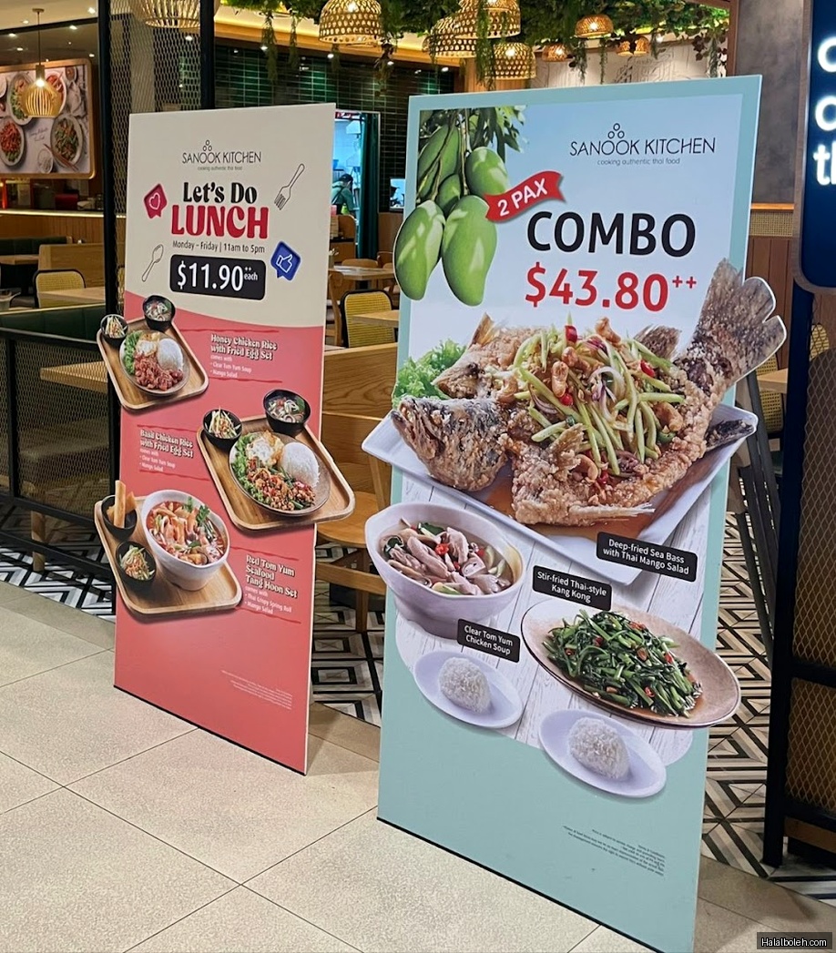 Sanook Kitchen - menu