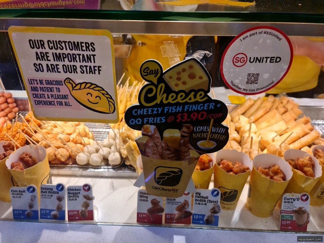 Old Chang Kee - menu