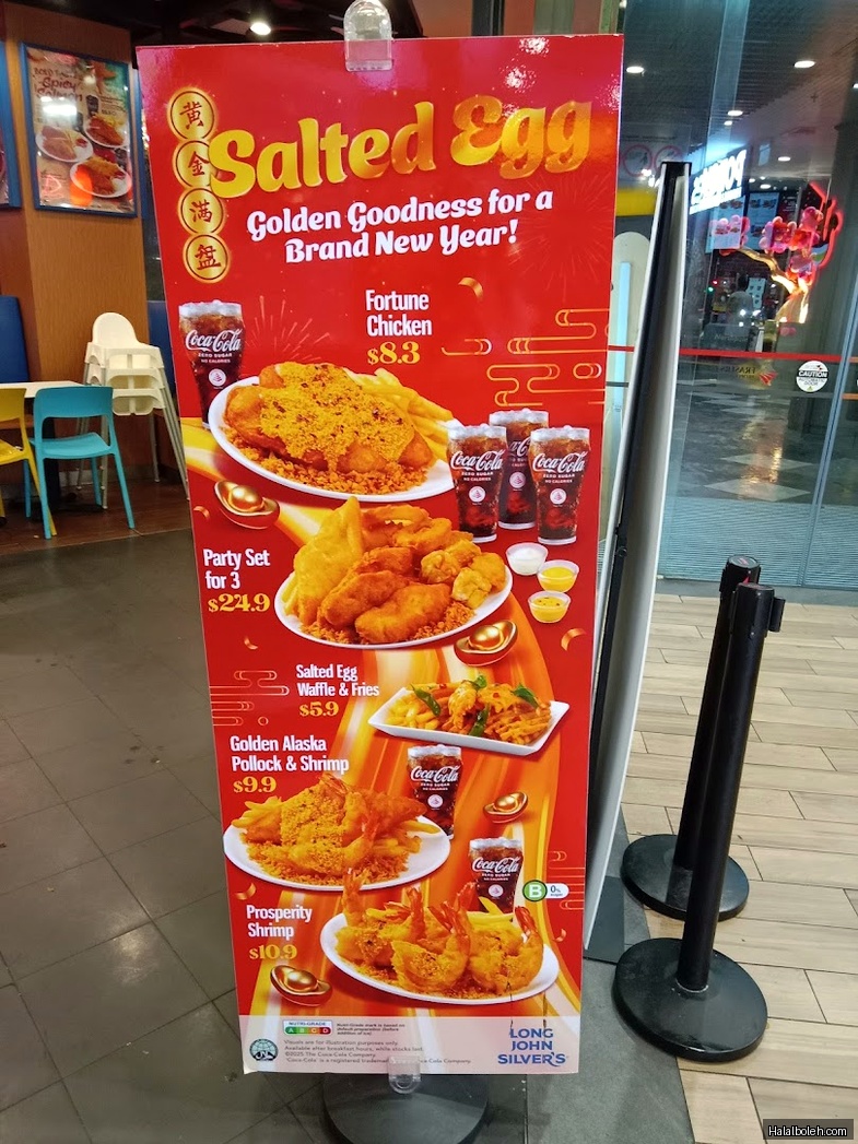Long John Silver's - menu