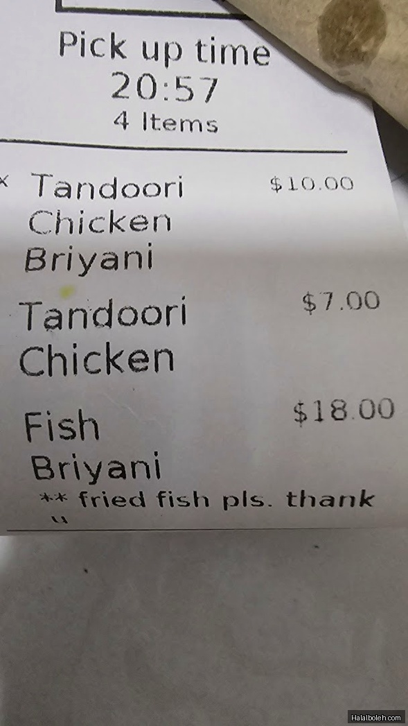 Shami Banana Leaf Delights - menu