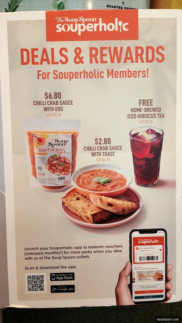 The Soup Spoon - menu