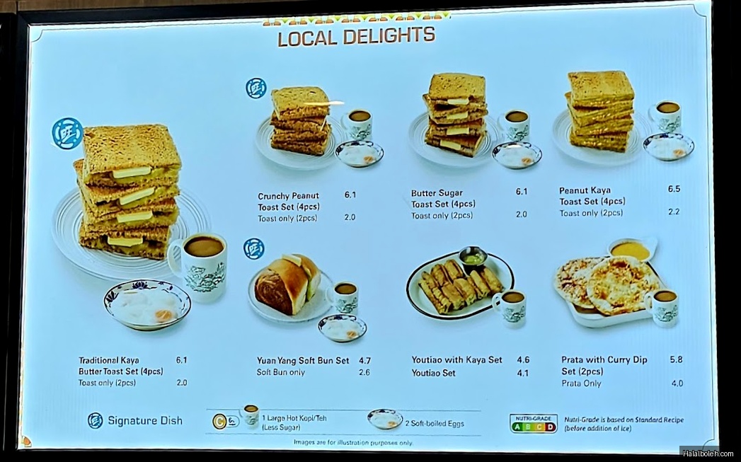 Heavenly Wang - menu