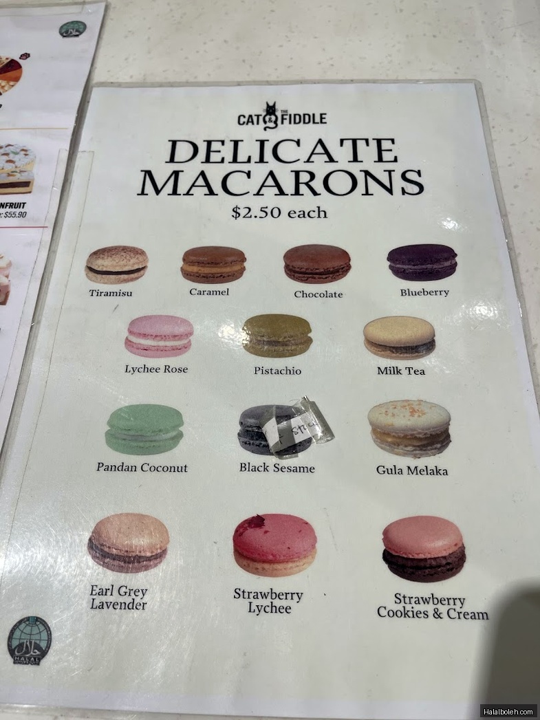 Cat & the Fiddle - menu