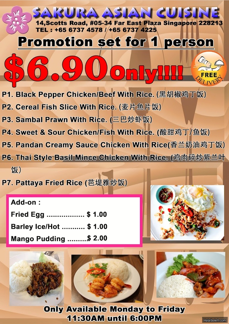 NaNa Thai Restaurant - menu