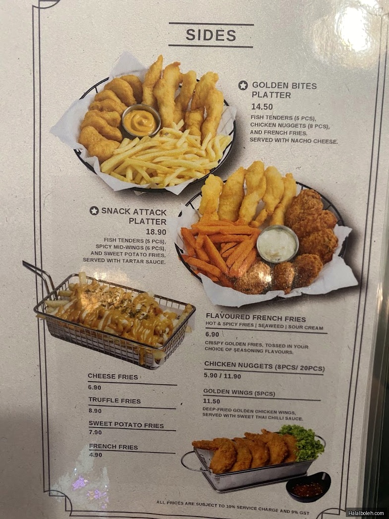 Citrus by the Pool - menu