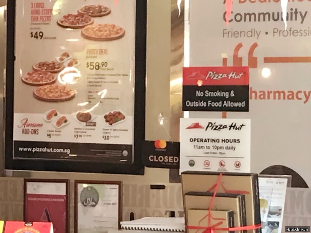 Pizza Hut - menu