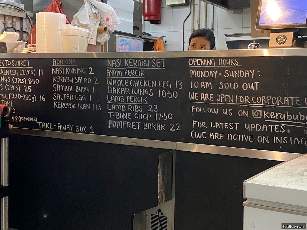Kerabu by Arang - menu