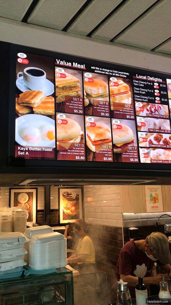 Kaffe & Toast - menu