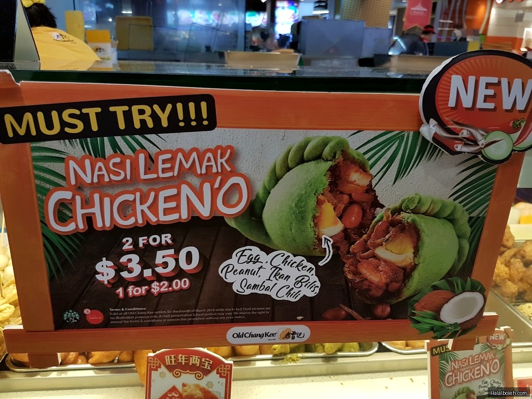 Old Chang Kee - menu