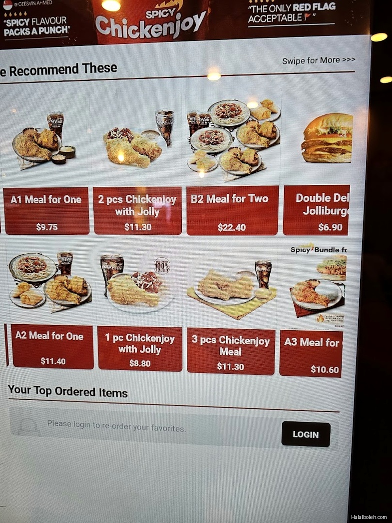 Jollibee - menu
