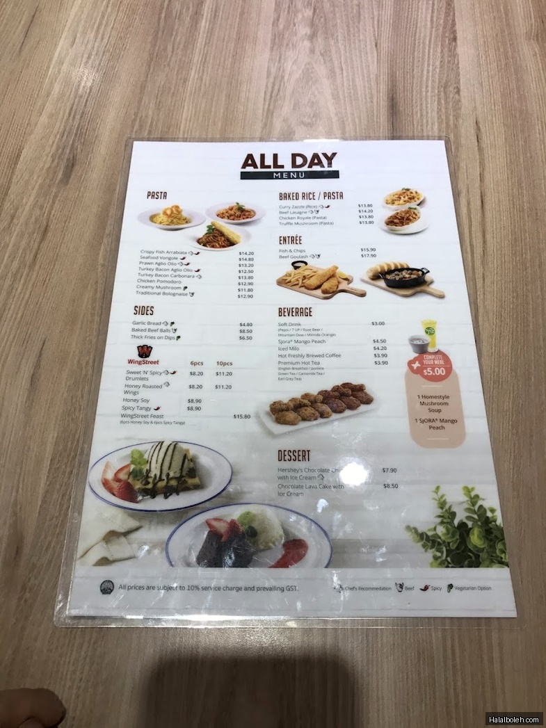 Pizza Hut - menu