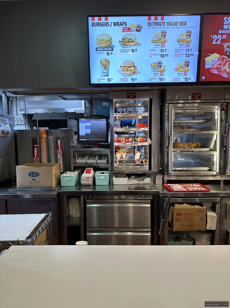 KFC - menu