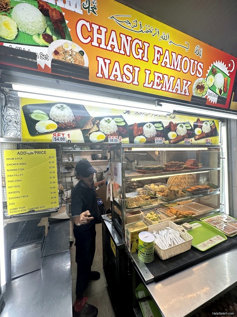 Changi Famous Nasi Lemak - menu