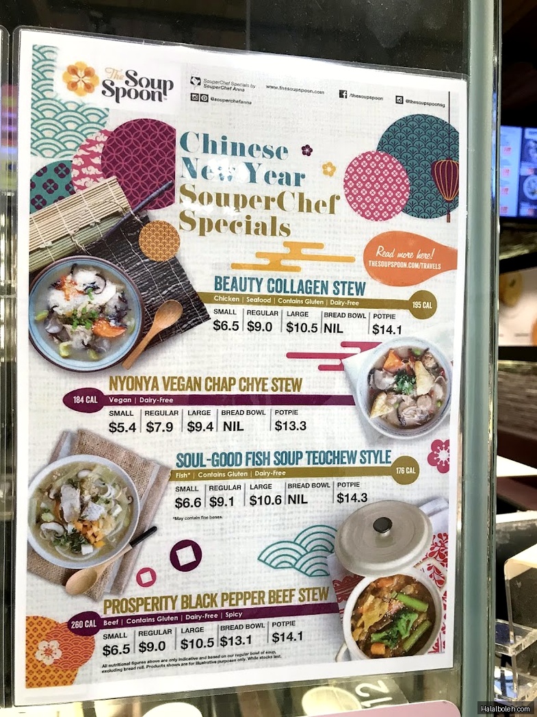 The Soup Spoon - menu