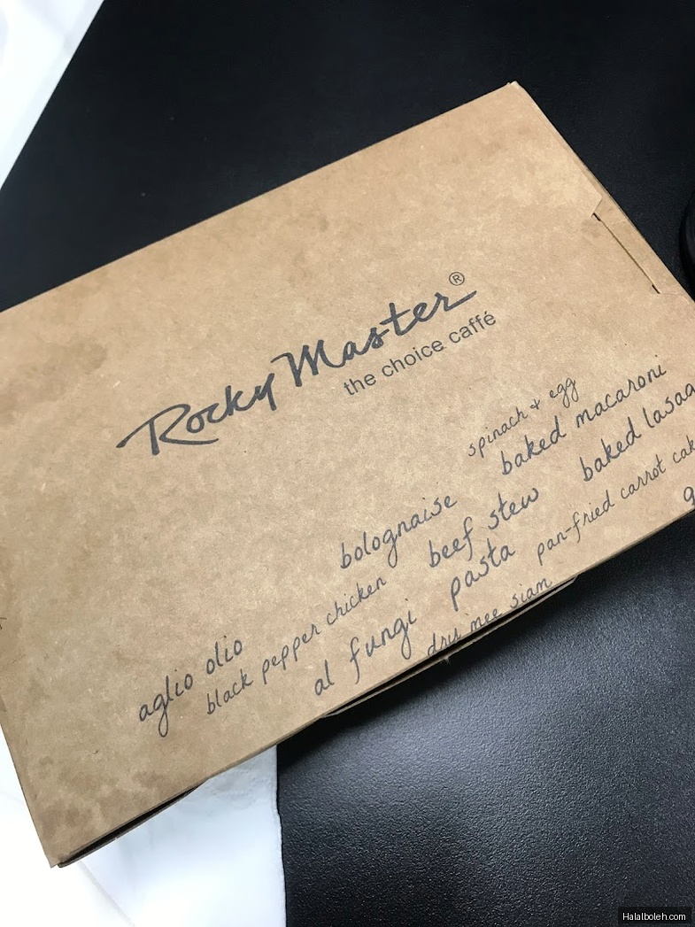 Rocky Master - menu