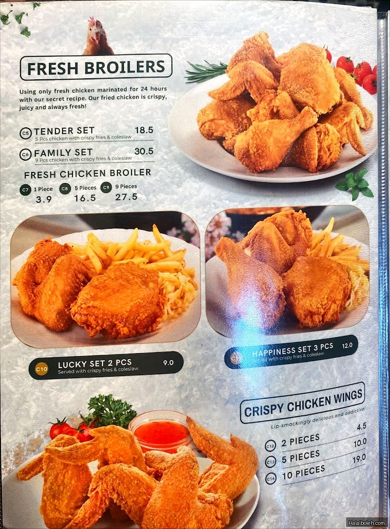 Tenderbest Makcik Tuckshop - menu
