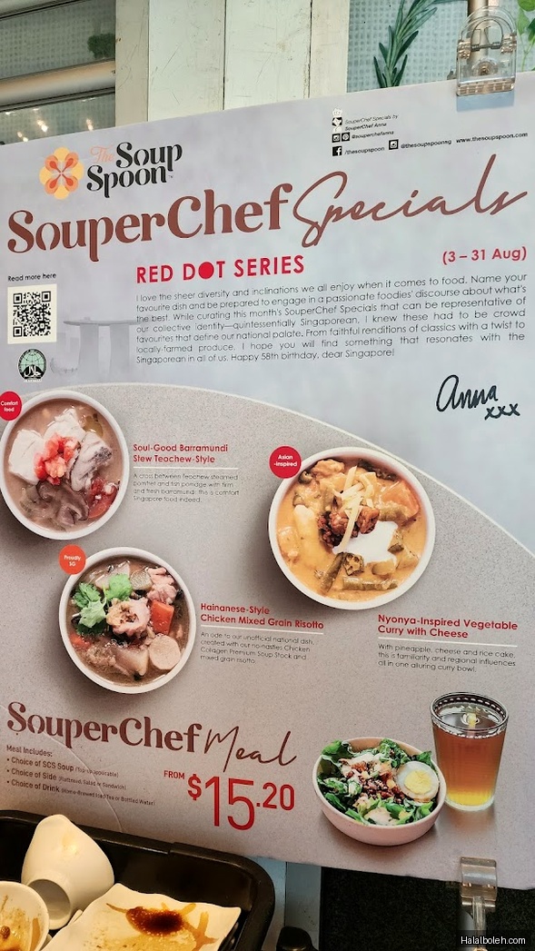 The Soup Spoon - menu
