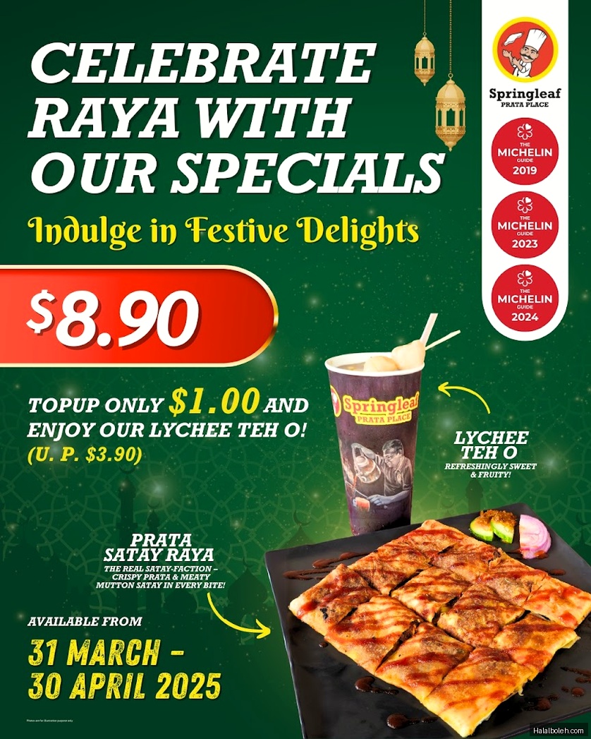 Springleaf Prata Place - menu