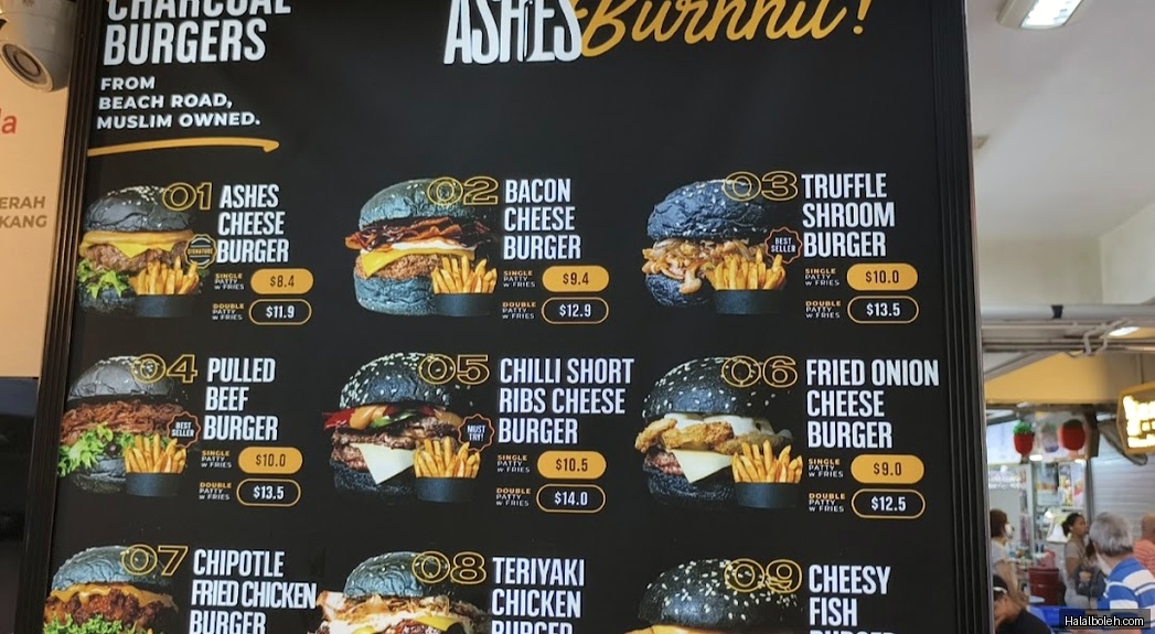 Ashes Burnnit - menu