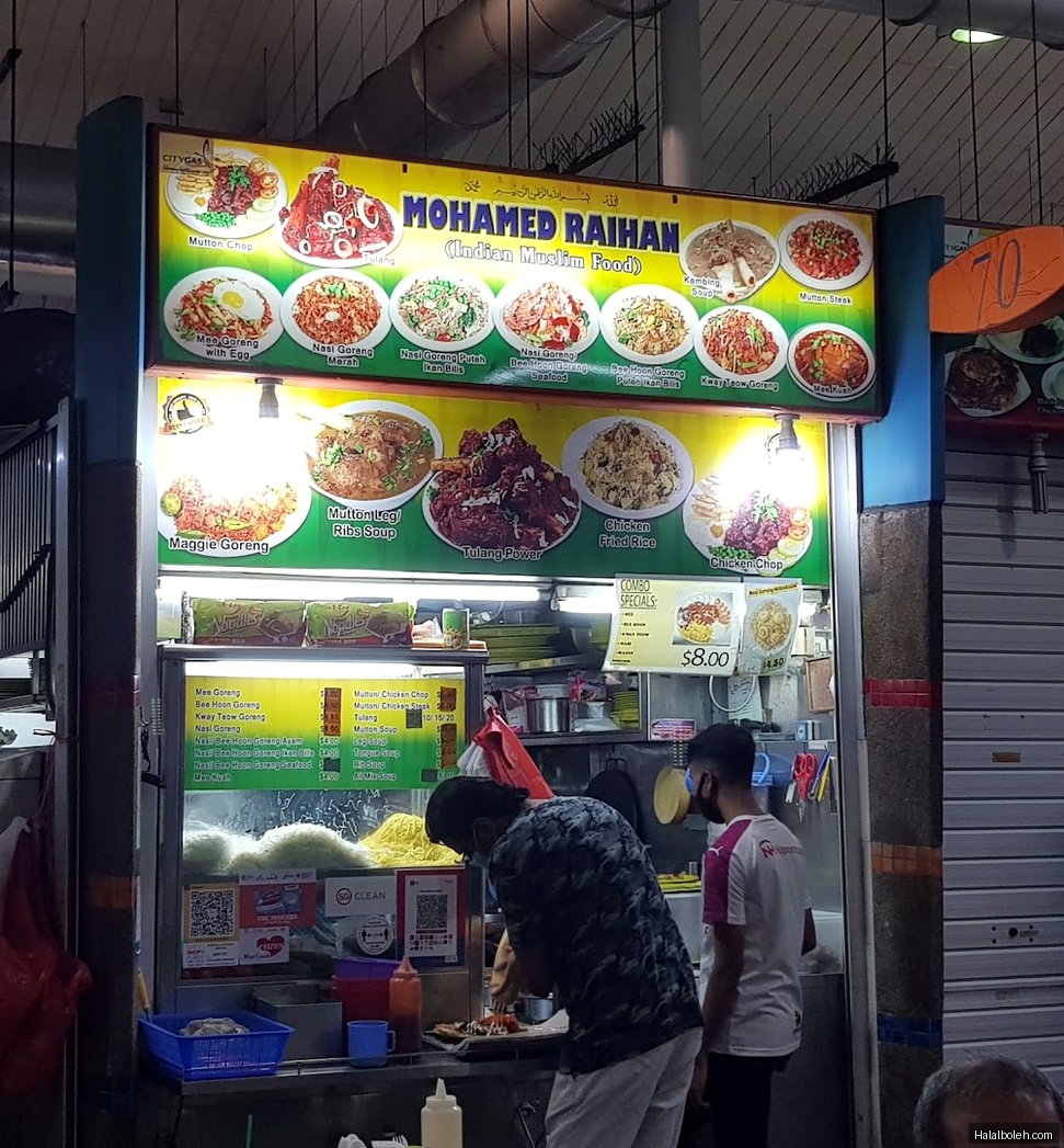 Mohamed Raihan - menu