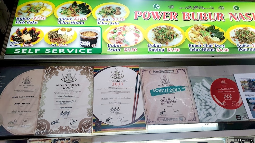 Power Rojak Bandung - menu