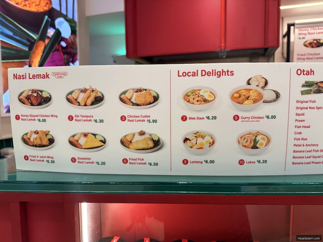 Lee Wee & Brothers - menu