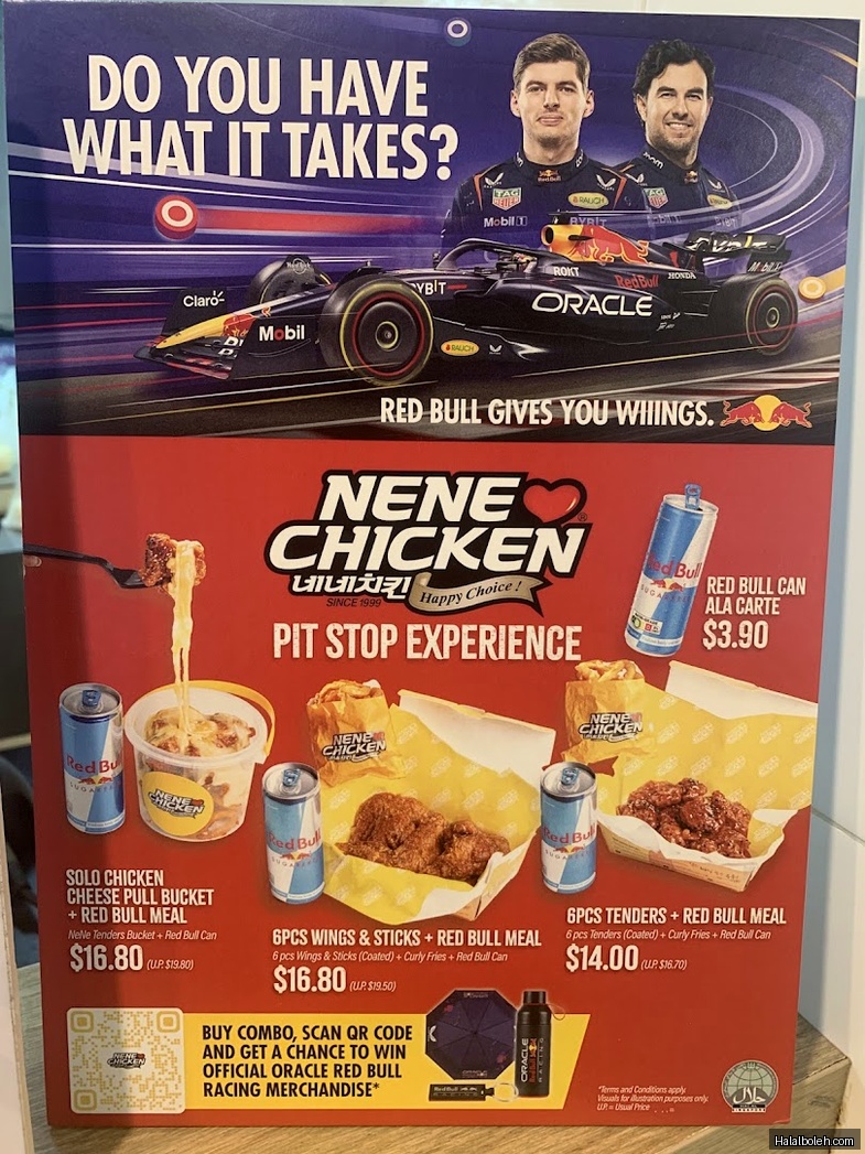NeNe Chicken at Bukit Panjang Plaza - Menu