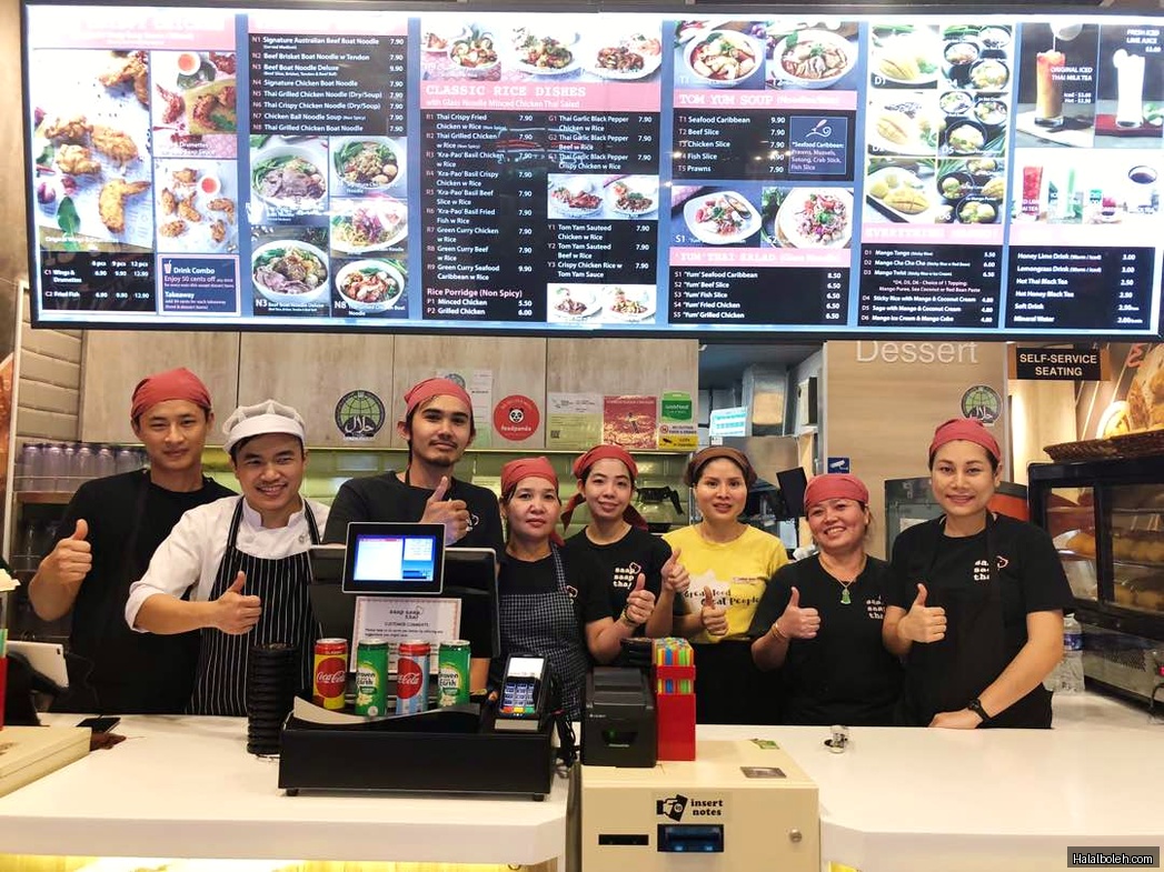 Saap Saap Thai - menu