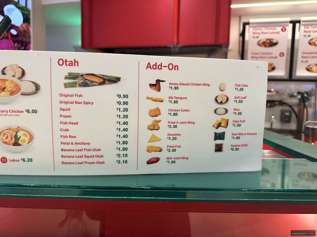 Lee Wee & Brothers - menu