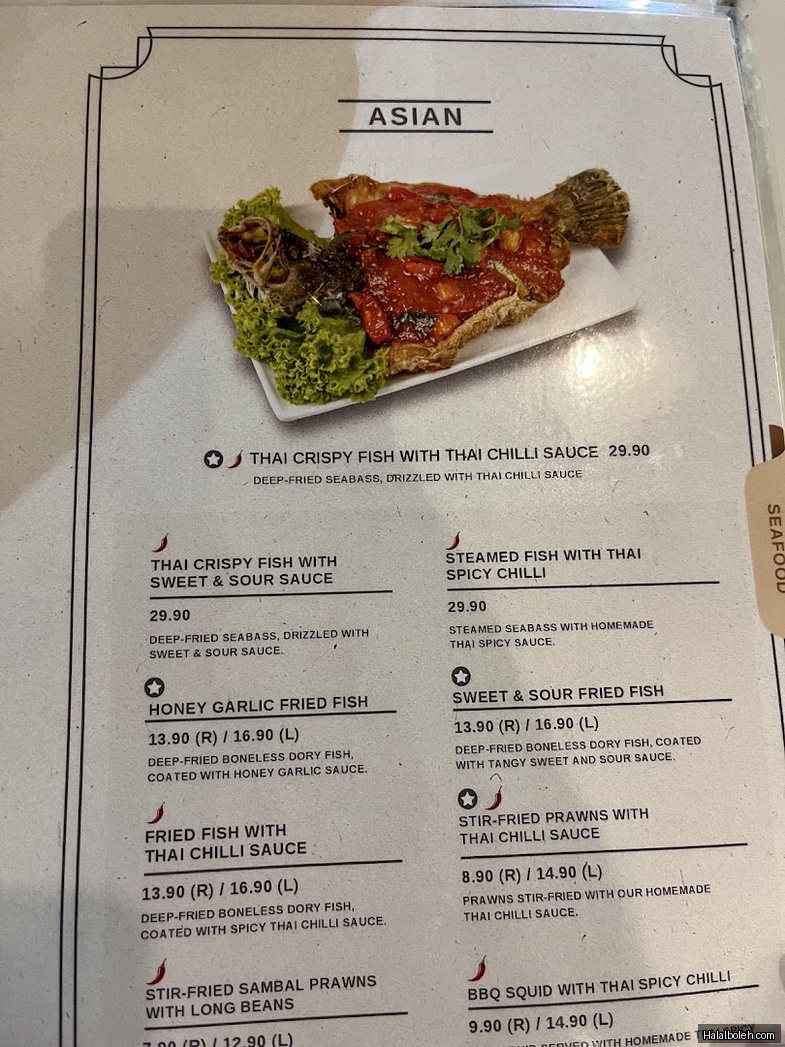 Citrus by the Pool - menu