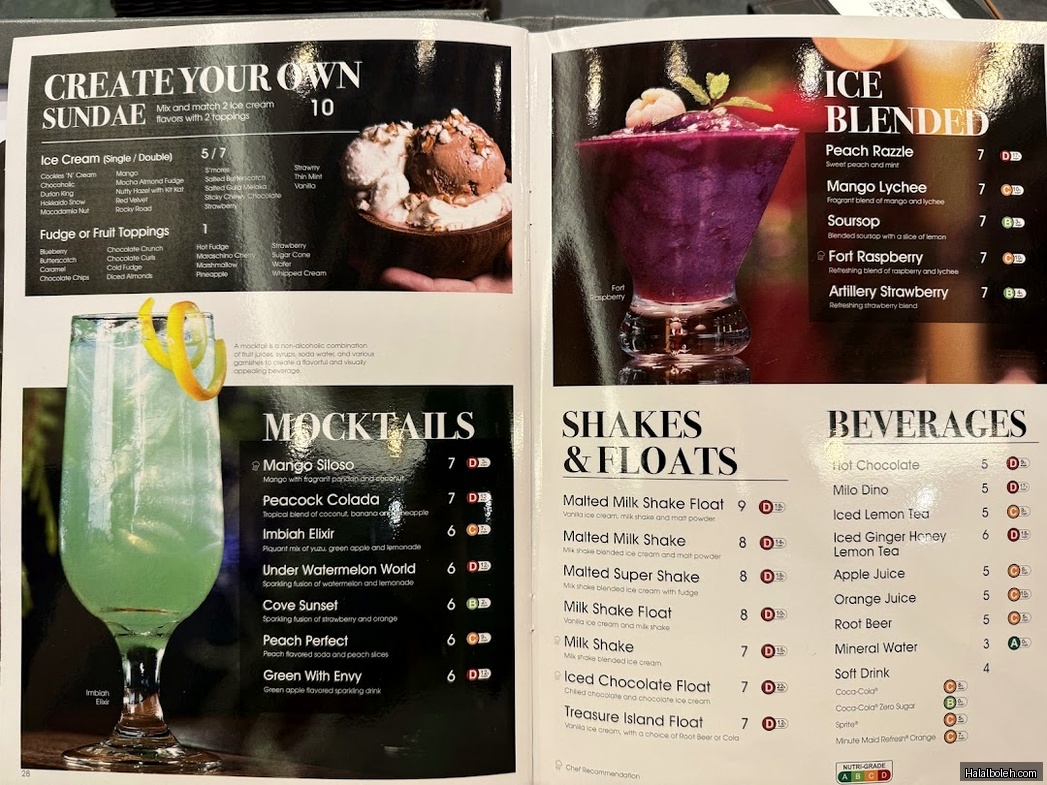 Earle Swensen's - menu