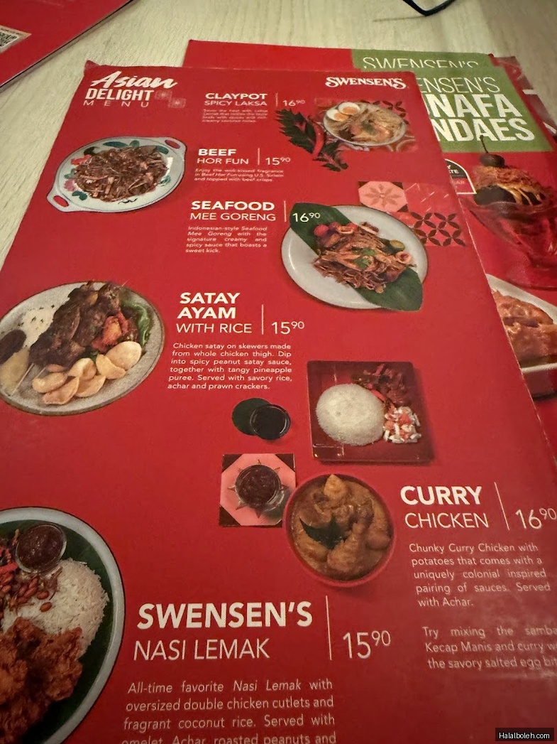 Swensen's - menu