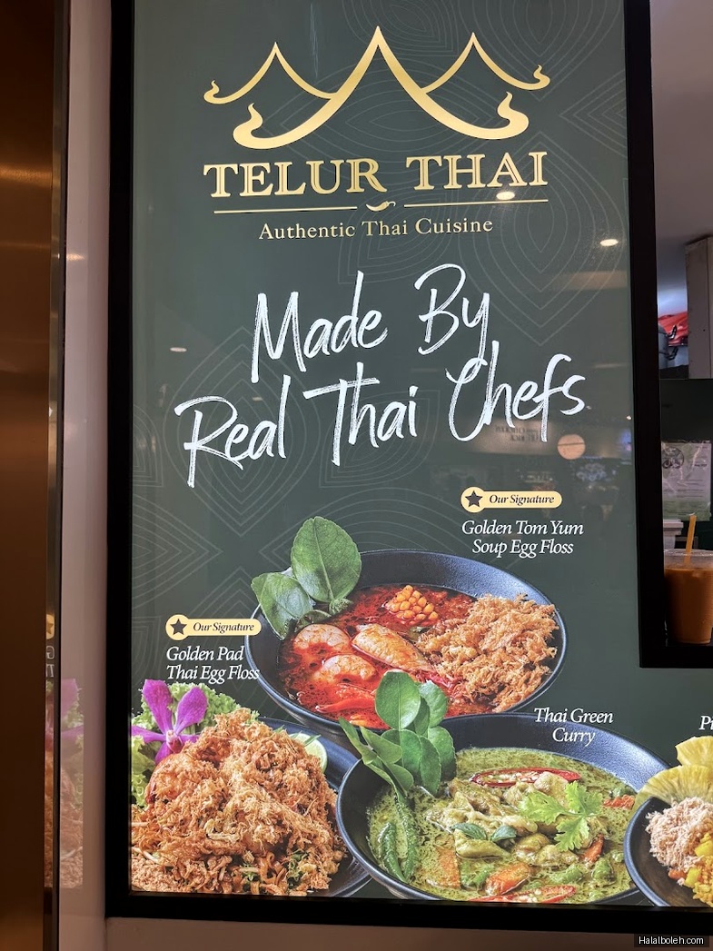 Telur Thai - menu
