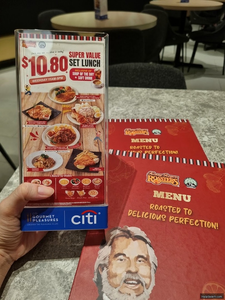 Kenny Rogers Roasters - menu