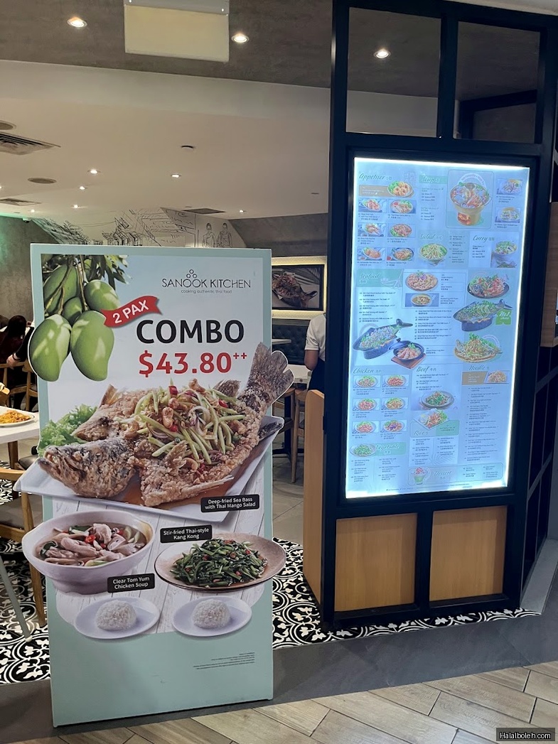 Sanook Kitchen - menu
