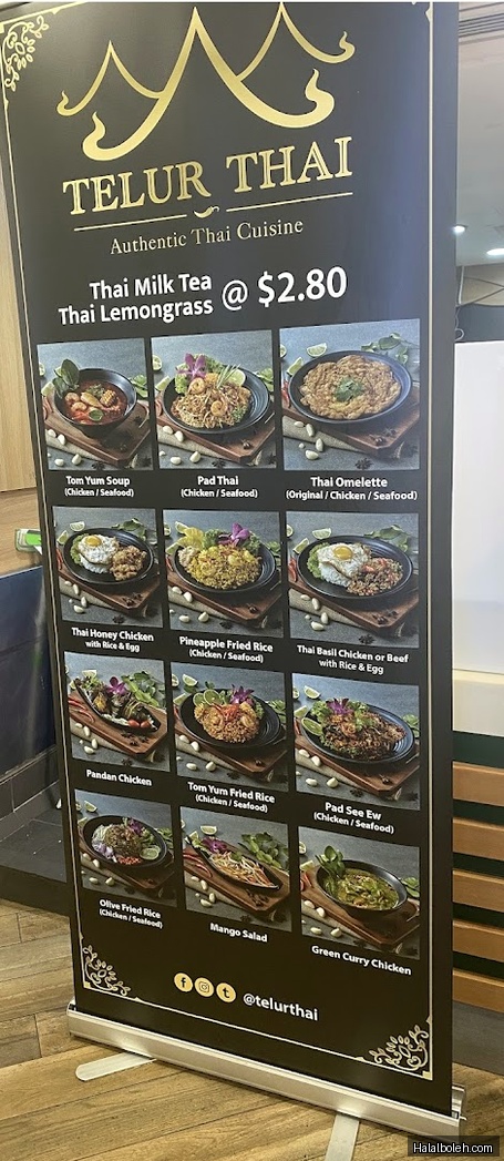 Telur Thai - menu