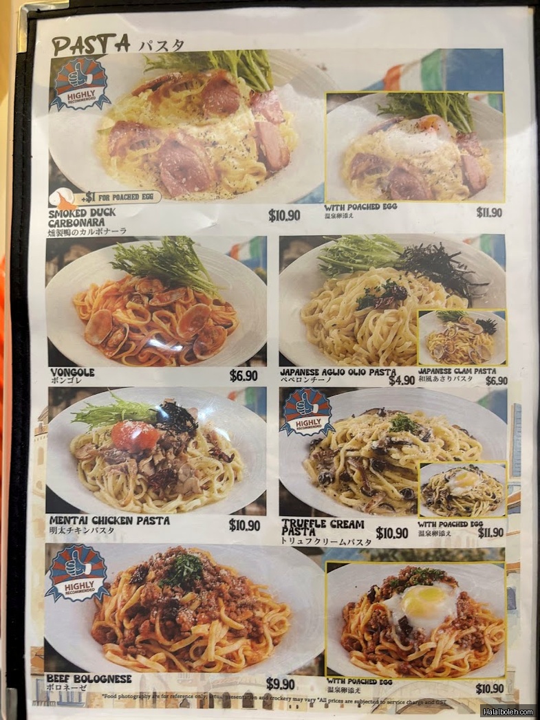 Milan Shokudo at Compass One - Menu