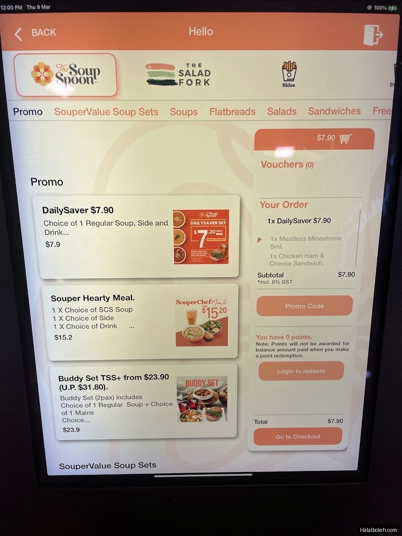 The Soup Spoon - menu
