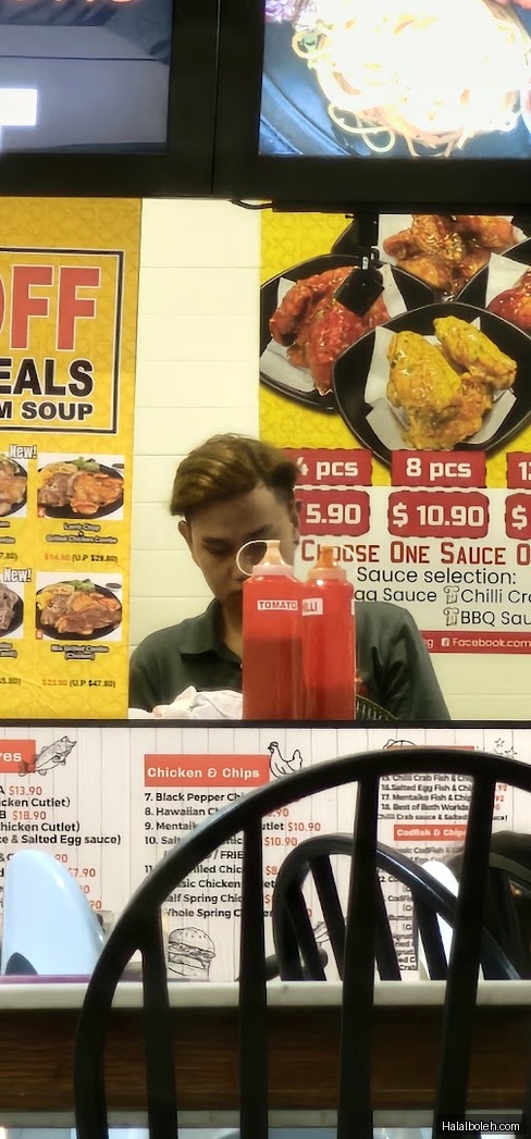 Fish & Chicks - menu