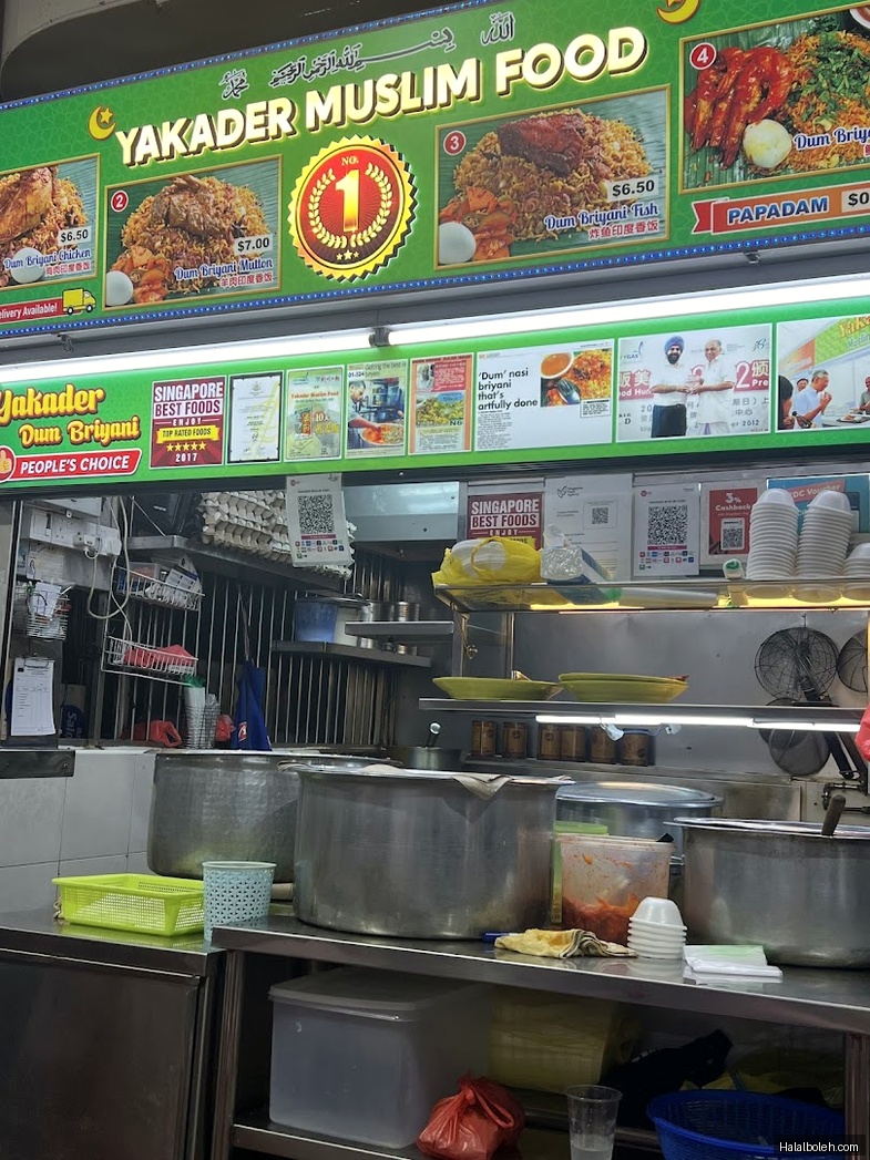 Yakader Muslim Food at Tekka Centre - Menu