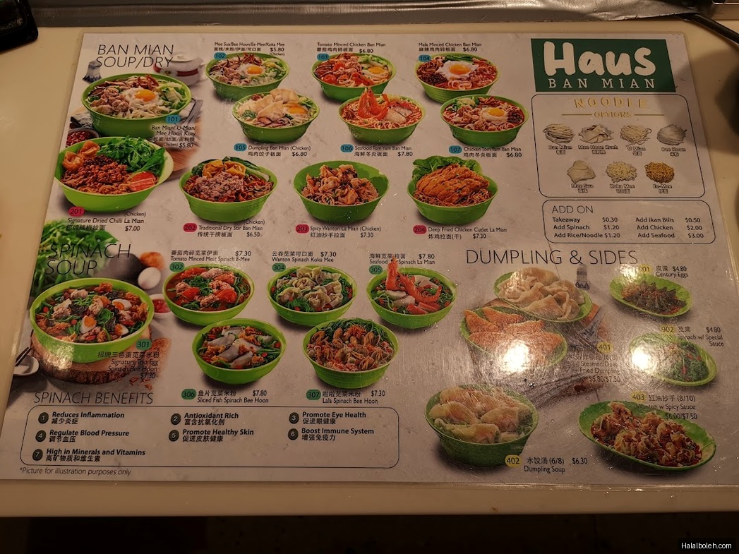 Cantine Foodcourt - menu