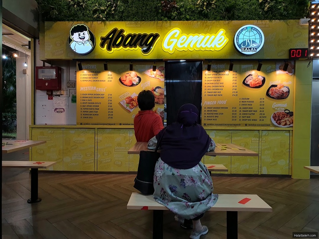 Abang Gemuk - menu