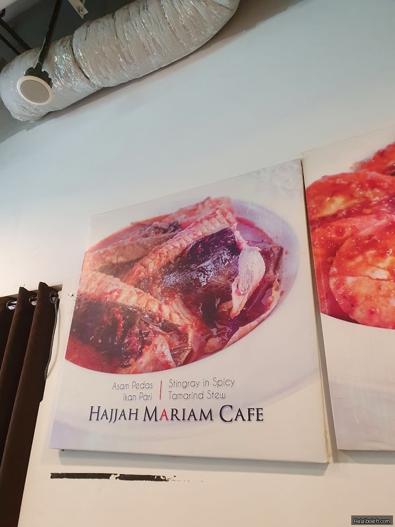 Hajjah Mariam Cafe - menu