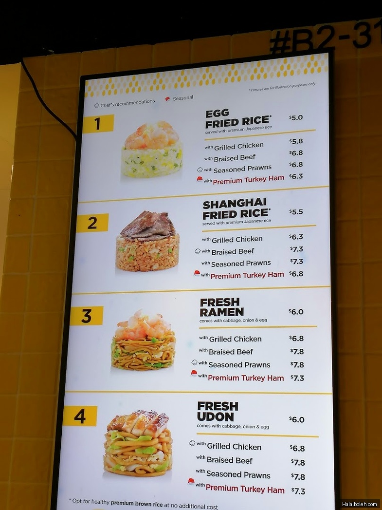 Wok Hey - menu