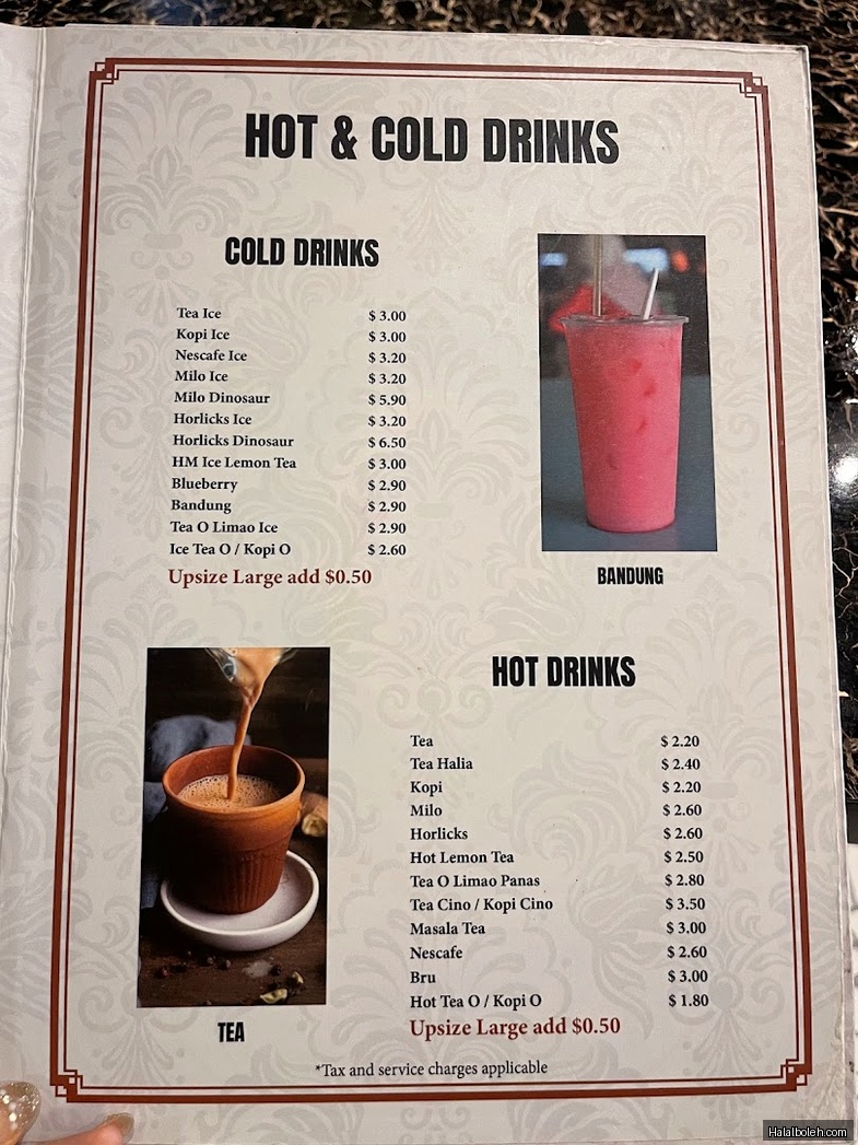 Syed Cafe Exclusive - menu