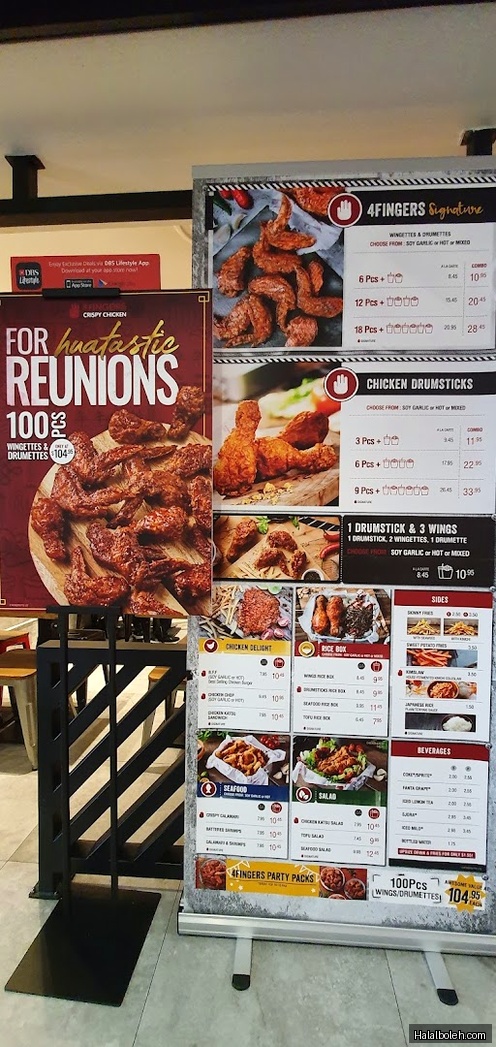 Long John Silver's - menu