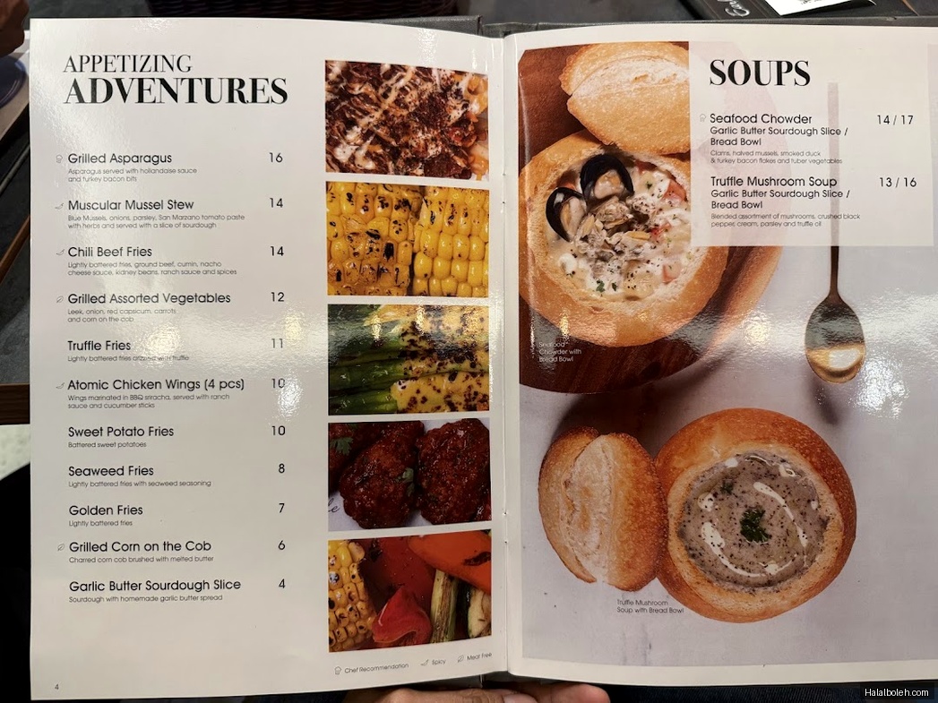 Earle Swensen's - menu